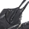 Subblime - 955458 Body Fermeture Éclair En Cuir Noir S/M
